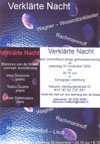 Affiche van verklaerte nacht, de nieuwe show